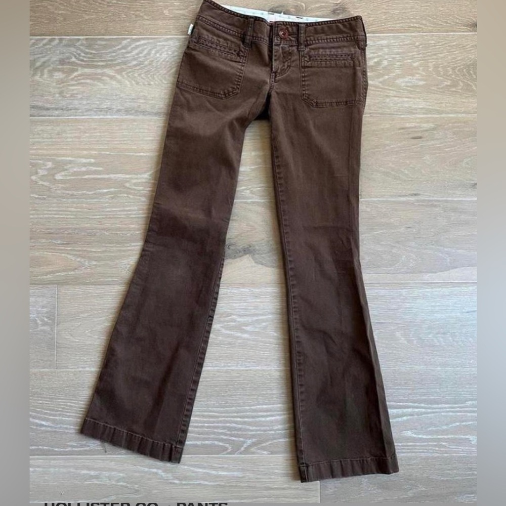 Vintage Hollister brown low rise pants